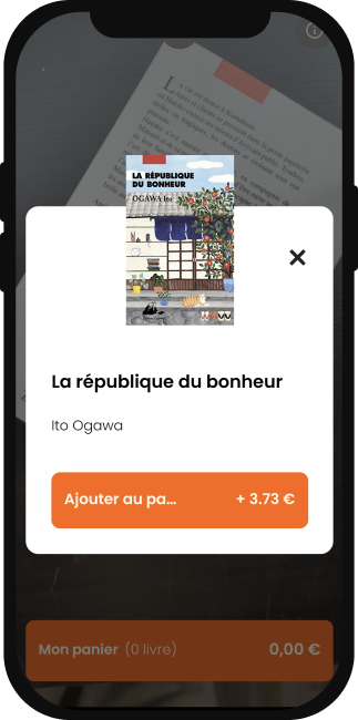Démonstration de l'application sur un téléphone mobile