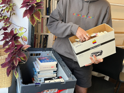 Collecte de livres à Paris