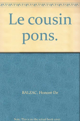 le cousin pons.