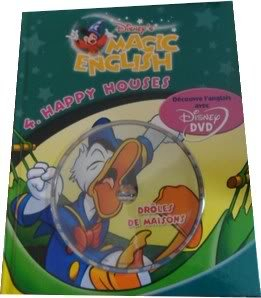 livre disney's magic english volume 4 happy houses , dvd découvre l'anglais