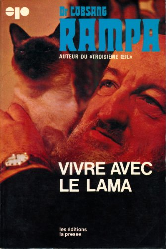 vivre avec le lama - lobsang rampa / livre be - hf02