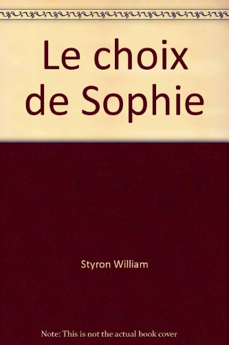 le choix de sophie